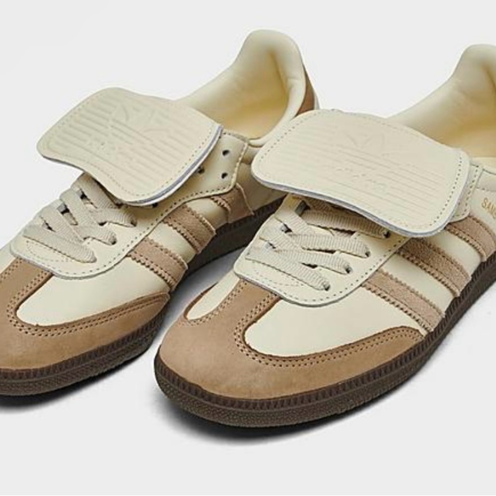 adidas Women's Cream and Tan Sneakers